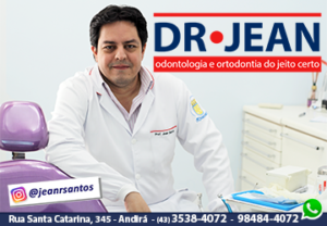 Dr Jean Dentista ortodontia aparelho ortodôntico andirá
