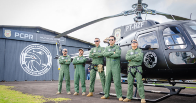 Polícia Civil do Paraná envia helicóptero e policiais para auxiliar o Rio Grande do Sul