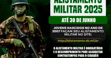 Alistamento Militar 2025: Prazo vai até 30 de junho