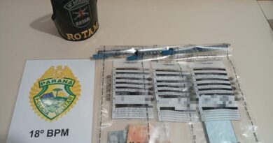 18º BPM registra casos de agressão, furto e ocorrências com drogas em Cornélio Procópio e Assaí