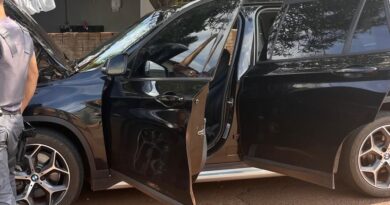 Polícias de Andirá e São Paulo realizam cerco a suspeito de tráfico em BMW X5