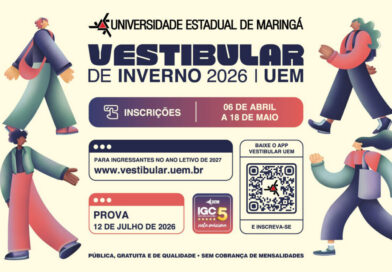 1.123 vagas: inscrições do Vestibular de Inverno 2026 da UEM estão abertas