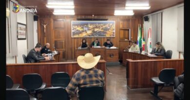 Câmara de Andirá analisa crédito adicional de quase R$ 1 milhão e debate melhorias no trânsito e infraestrutura