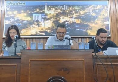 Câmara de Andirá apresenta projetos de crédito suplementar e requerimentos durante sessão ordinária