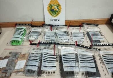18º BPM registra ocorrências de drogas, estelionato, furto e lesão corporal no Norte Pioneiro