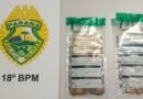 PM registra furto, lesões corporais e prisões por tráfico de drogas no Norte Pioneiro
