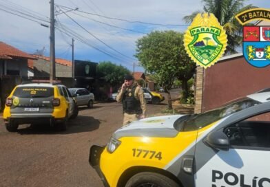 POLÍCIA MILITAR RECUPERA VEÍCULO FURTADO EM CAMBARÁ