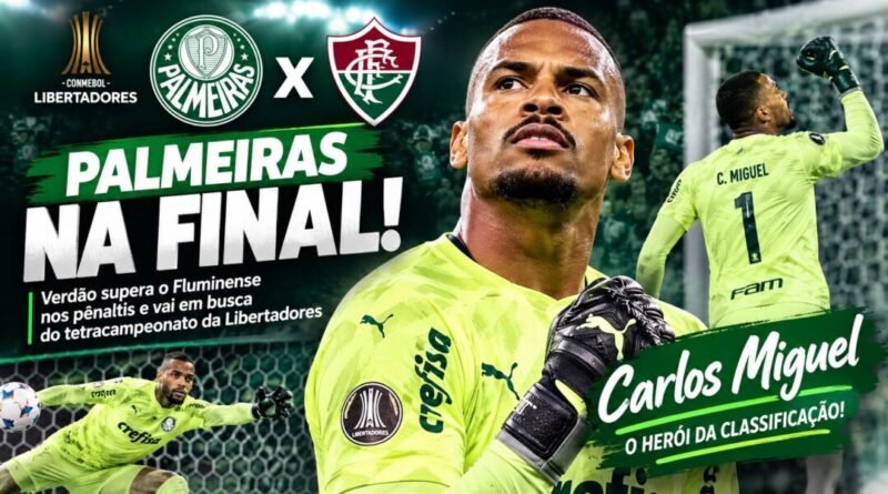 Palmeiras supera drama nos pênaltis, elimina o Fluminense e está na final da Libertadores