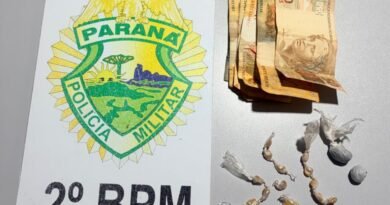 POLÍCIA MILITAR REALIZA PRISÃO POR TRÁFICO DE DROGAS E CUMPRIMENTO DE MANDADO DE PRISÃO EM JACAREZINHO