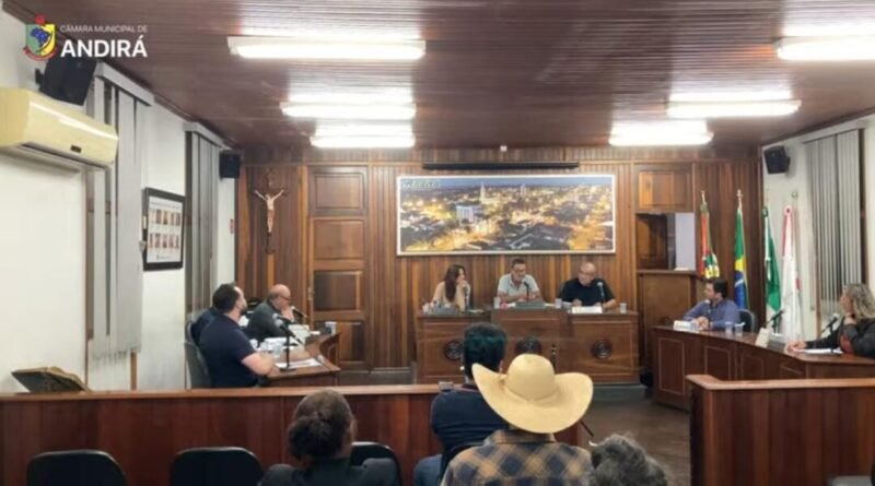 Câmara de Andirá recebe projetos para ampliar vagas na saúde e criar programa de apadrinhamento